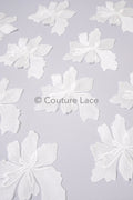 Wedding flower applique/ flower lace applique/ romantic dress applique/ leaf applique/ A23-351