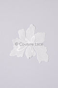Wedding flower applique/ flower lace applique/ romantic dress applique/ leaf applique/ A23-351