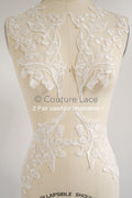 Hochzeit Blumen Applikation/ Blumen Spitzen Applikation/ romantisches Kleid Applikationen/ Blatt Applikationen/ A23-352