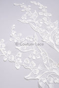Hochzeit Blumen Applikation/ Blumen Spitzen Applikation/ romantisches Kleid Applikationen/ Blatt Applikationen/ A23-352