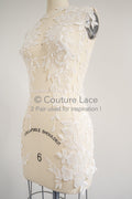 Hochzeit Blumen Applikation/ Blumen Spitzen Applikation/ romantisches Kleid Applikationen/ Blatt Applikationen/ A23-354
