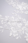 Hochzeit Blumen Applikation/ Blumen Spitzen Applikation/ romantisches Kleid Applikationen/ Blatt Applikationen/ A23-354