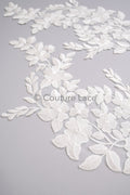 Hochzeit Blumen Applikation/ Blumen Spitze Applikation/ romantisches Kleid Applikationen/ Blatt Applikationen// A23-355