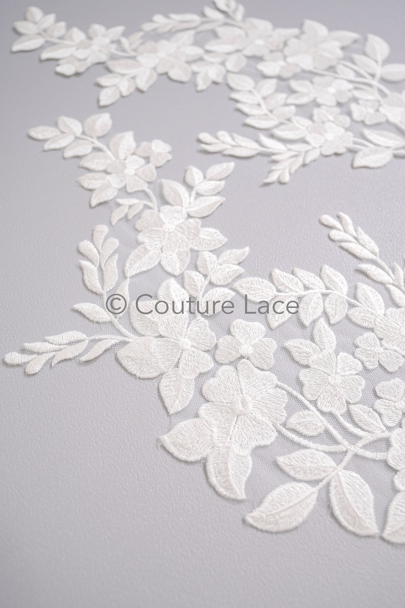 Hochzeit Blumen Applikation/ Blumen Spitze Applikation/ romantisches Kleid Applikationen/ Blatt Applikationen// A23-355