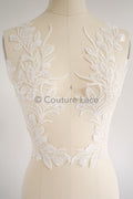 Hochzeit Blumen Applikation/ Blumen Spitzen Applikationen/ romantisches Kleid Applikationen/ Blatt Applikationen// A23-356