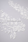 Hochzeit Blumen Applikation/ Blumen Spitzen Applikationen/ romantisches Kleid Applikationen/ Blatt Applikationen// A23-361