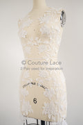 Hochzeit Blumen Applikationen/ Blumen Spitzen Applikationen/ romantisches Kleid Applikationen/ Blatt Applikationen// A23-362