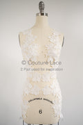 3D Blumen Applikationen/ Blumen Spitze Hochzeit Aufnäher/ romantisches Kleid Applikationen/ Blatt Applikationen// A23-363