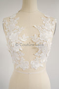 3D Blumen Applikationen/ Blumen Spitze Hochzeit Applikationen/ romantisches Kleid Applikationen/ Blatt Applikationen// A23-365