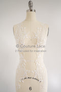 Hochzeit Blumen Applikation/ Blumen Spitzen Applikation/ romantische Spitzen Applikation/ Blatt Applikation// A23-368
