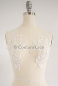 Hochzeit Blumen Applikation/ Blumen Spitzen Applikation/ romantische Spitzen Applikation/ Blatt Applikation// A23-368