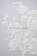 Hochzeit Blumen Applikationen/ Blumen Spitzen Applikationen/ romantisches Kleid Applikationen/ Blatt Applikationen// A23-369