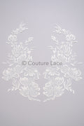 Hochzeit Blumen Applikationen/ Blumen Spitzen Applikationen/ romantisches Kleid Applikationen/ Blatt Applikationen// A23-369