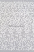 3D Blumen Spitzenstoff/ Braut Spitzenstoff/ romantischer Blumen Spitzenstoff mit 3D Blumen/ Hochzeit Spitzenstoff// L23-634