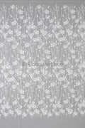 floral bridal lace / bridal lace material / offwhite bridal lace / floral wedding lace / couture lace / / L23-639