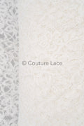 Chantilly Spitze/ Braut Spitze/ Raschel Spitze/ Off-White Boho Brautspitze/ Braut Spitze/ französische florale Spitze// L23-643