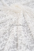 Chantilly Spitze/ Braut Spitze/ Raschel Spitze/ Off-White Boho Brautspitze/ Braut Spitze/ französische florale Spitze// L23-643