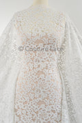 französische Chantilly Spitze/ Braut Spitze/ Raschel Spitze/ Off-White Boho Brautspitze/ französische florale Spitze// L23-645