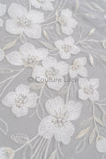 Perlen Spitze Stoff/ Couture Spitzen Stoff mit Perlen/ Braut Spitzen Stoff/ Perlen Spitze// L23-650