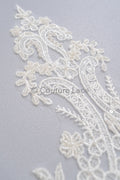 Perlen Braut Aufnäher / Perlen Blumen Applikation / Hochzeitskleid Spitze Applikation / Blatt Applikation Braut // A23-231