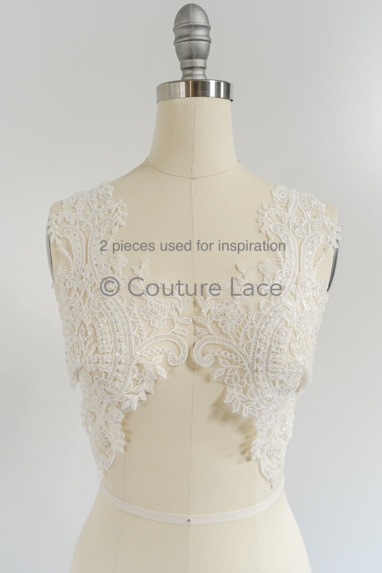 Perlen Braut Aufnäher / Perlen Blumen Applikation / Hochzeitskleid Spitze Applikation / Blatt Applikation Braut // A23-231