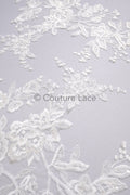 Hochzeit Blumen Applikation/ Blumen Spitzen Applikation/ romantisches Kleid Applikationen/ Blatt Applikationen/ A23-349