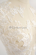 Hochzeit Blumen Applikation/ Blumen Spitzen Applikation/ romantisches Kleid Applikationen/ Blatt Applikationen/ A23-349