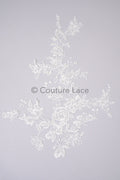Hochzeit Blumen Applikation/ Blumen Spitzen Applikation/ romantisches Kleid Applikationen/ Blatt Applikationen/ A23-349
