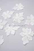 Wedding flower applique/ floral lace applique/ romantic dress applique/ leaf applique/ A23-350