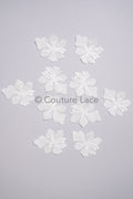 Wedding flower applique/ floral lace applique/ romantic dress applique/ leaf applique/ A23-350