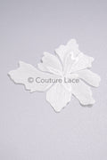 Wedding flower applique/ flower lace applique/ romantic dress applique/ leaf applique/ A23-351