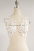 Hochzeit Blumen Applikation/ Blumen Spitze Applikation/ romantisches Kleid Applikationen/ Blatt Applikationen// A23-355