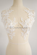 Hochzeit Blumen Applikation/ Blumen Spitze Applikation/ romantisches Kleid Applikationen/ Blatt Applikationen// A23-355
