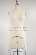 Hochzeit Blumen Applikation/ Blumen Spitzen Applikationen/ romantisches Kleid Applikationen/ Blatt Applikationen// A23-361