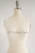 Hochzeit Blumen Applikation/ Blumen Spitze Applikation/ romantisches Kleid Spitzen Applikation/ Braut Blatt Applikationen// A23-367