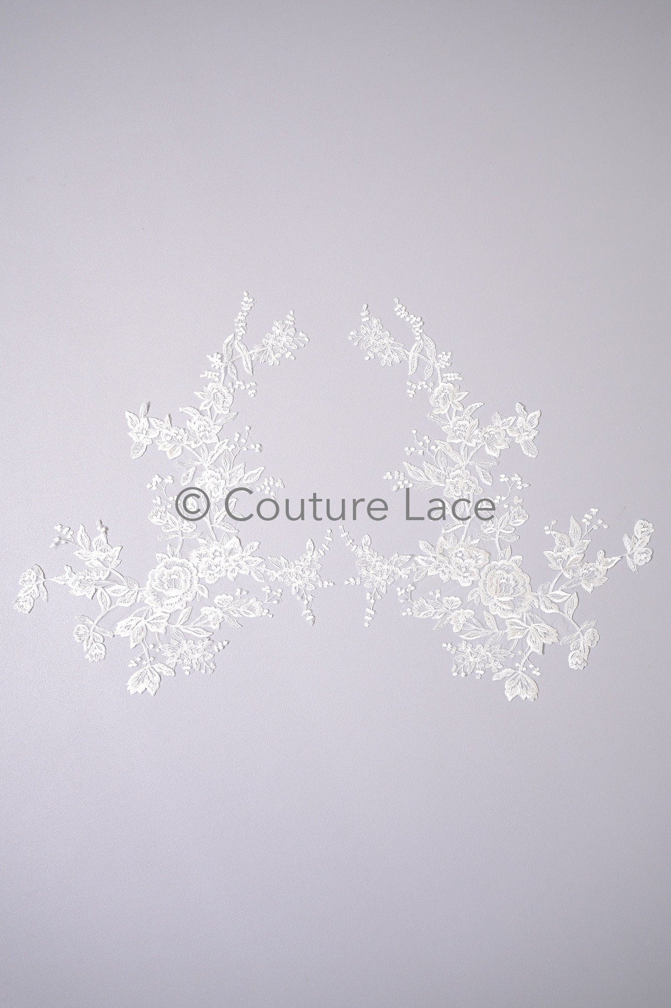 Hochzeit Blumen Applikation/ Blumen Spitzen Applikation/ romantisches Kleid Applikationen/ Blatt Applikationen/ A23-349