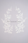 Hochzeit Blumen Applikationen/ Blumen Spitzen Applikationen/ romantisches Kleid Applikationen/ Blatt Applikationen// A23-357