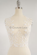 Hochzeit Blumen Applikation/ Blumen Spitzen Applikationen/ romantisches Kleid Applikationen/ Blatt Applikationen// A23-361