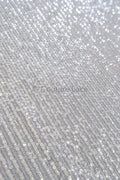 Pailletten Spitzenstoff Silber/ Couture Spitzenstoff/ Braut Spitzenstoff/ Spitze mit Pailletten// L23-641