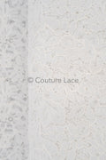 französische Chantilly Spitze/ Braut Spitze/ Raschel Spitze/ Off-White Boho Brautspitze/ französische florale Spitze// L23-645