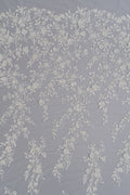 3D Blumen Spitzenstoff/ Braut Spitzenstoff/ romantischer Blumen Spitzenstoff mit 3D Blumen/ Hochzeit Spitzenstoff// L23-654