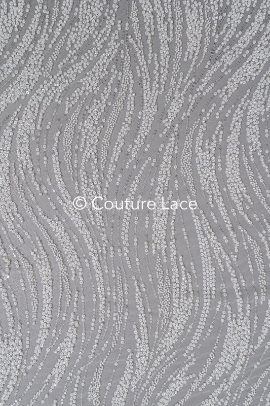 Perlen Spitze Stoff/ Couture Spitze Stoff/ Braut Spitze Stoff/ Perlen Perlen Spitze// L23-635