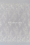 Pearl lace fabric off-white/ Couture lace fabric with pearls &amp; sequins/ Bridal lace fabric/ Pearl lace// L23-251N
