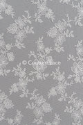 Blumen Braut Spitze Off-White/ Brautspitze mit Blumen/ Blumen Hochzeit Spitze/ Couture Spitze// L23-598