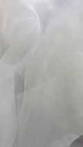 Silky shiny organza fabric – ideal for voluminous wedding dresses, skirts &amp; decoration// R-135