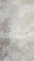 Exquisite Florale Spitze für Brautkleider, Jäckchen und Hochzeitsaccessoires // L25-717