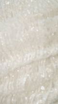Encaje nupcial geométrico bordado con perlas / encaje de perlas de lujo para vestidos de novia // L25-730