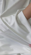 Stretch satin fabric for stretchable wedding dresses and skirts // R-128