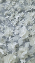 Luxury Floral Lace for Wedding Dresses, 3D Floral Lace for Bridal Wear // L25-732