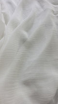 50% silk/ 50% viscose - crinkle chiffon/ crash chiffon for wedding dresses, silk scarves &amp; nightwear // R-133